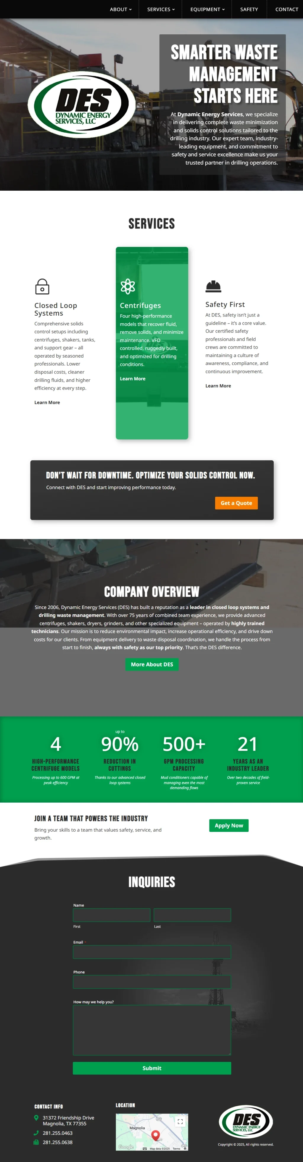 Dynamic Energy Services
